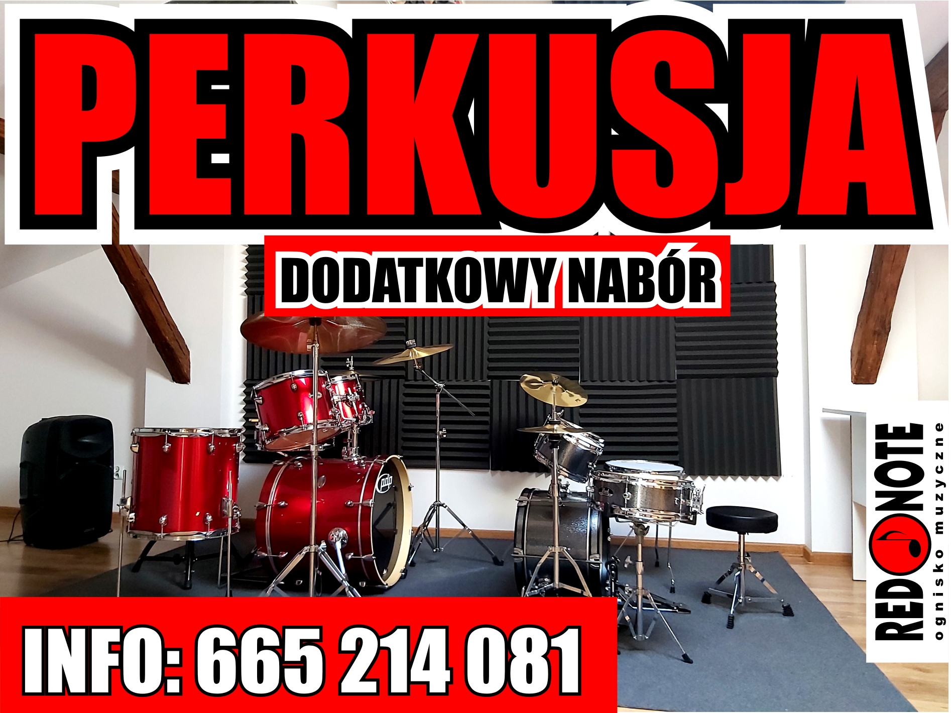 Picture for news item DODATKOWY NABÓR DO KLASY PERKUSJI